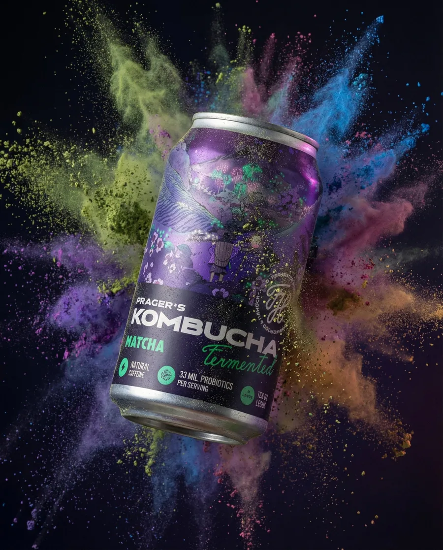 AI vizuál — Kombucha